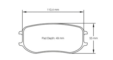 Pagid Racing Brake Pads No. 4929 - Discovery Parts